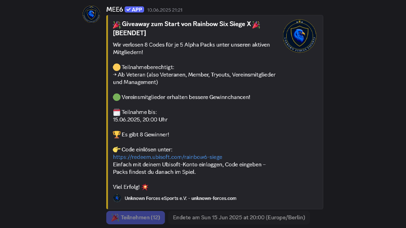 DISCORD ACTIVATION